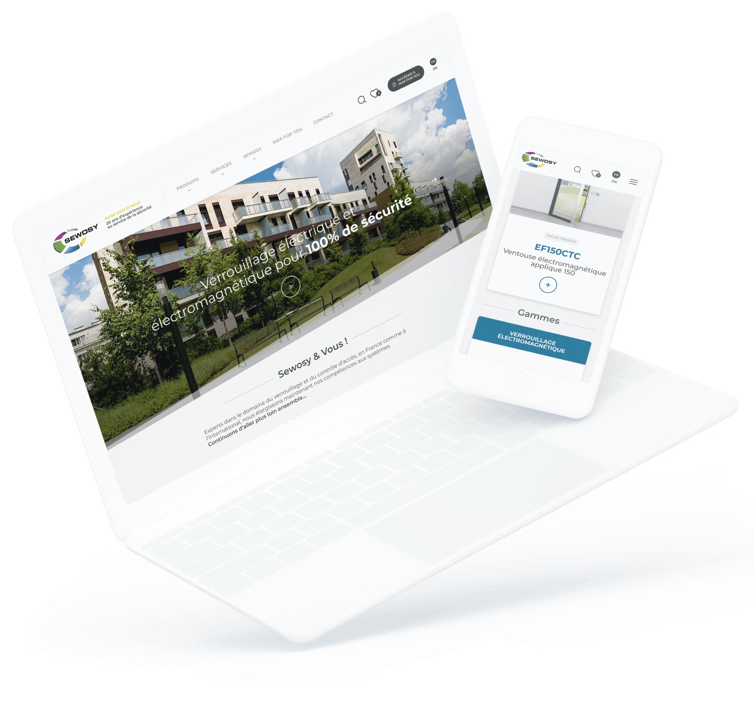 Sewosy, client de l'agence digitale Data Projekt - Création de site web wordpress & développement d'un catalogue produits dématérialisé